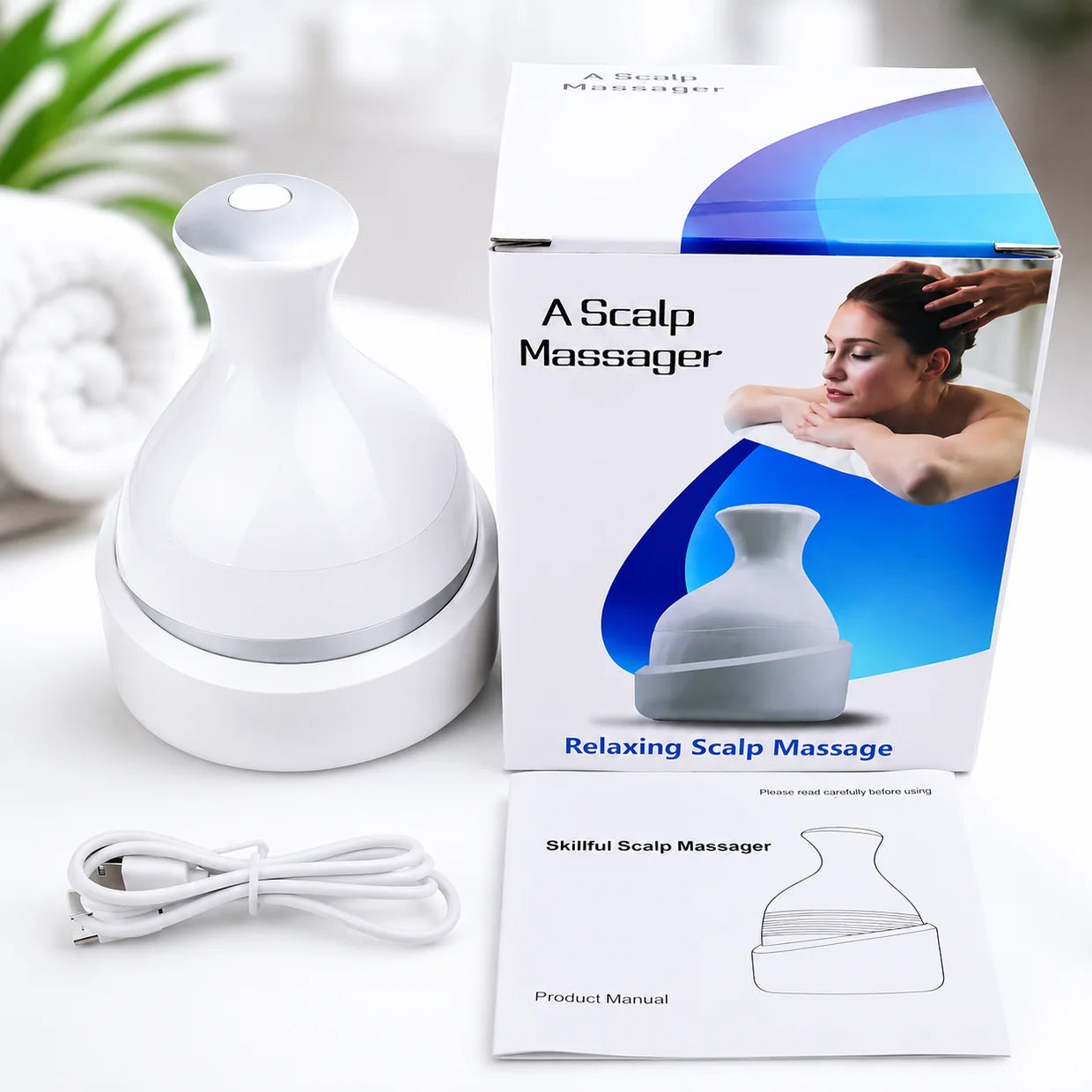 Electric Scalp Hair Growth Massager