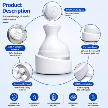 Electric Scalp Hair Growth Massager
